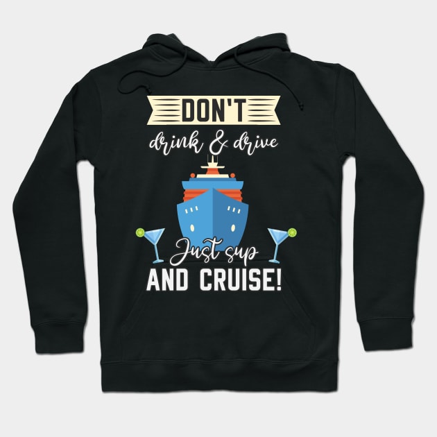 Sup and Cruise Ship cruise liner Hoodie by Foxxy Merch